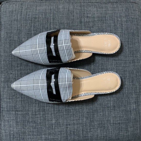 NIB - Crown & Ivy Houndstooth Tammy Mule - Picture 3 of 6